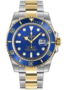 Rolex Submariner Date Blue Dial Orologio da uomo 116613