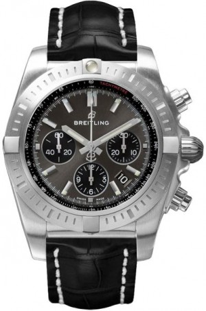 Breitling Chronomat Chronograph Orologio da uomo con quadrante grigio AB0115101F1P2