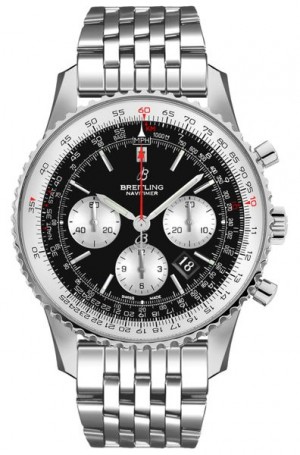 Breitling Navitimer 1 B01 Cronografo 43 Acciaio Uomo Pilot Watch AB0121211B1A1