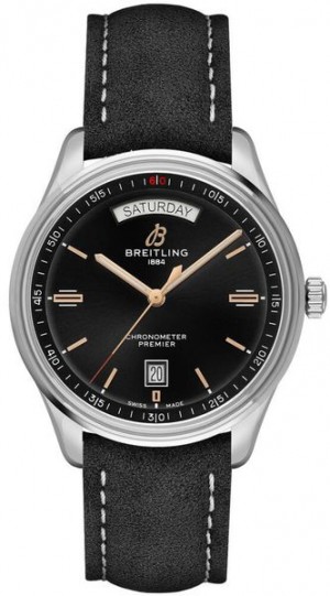 Breitling Premier Day & Date 40 Orologio da uomo con quadrante nero A45340241B1X2