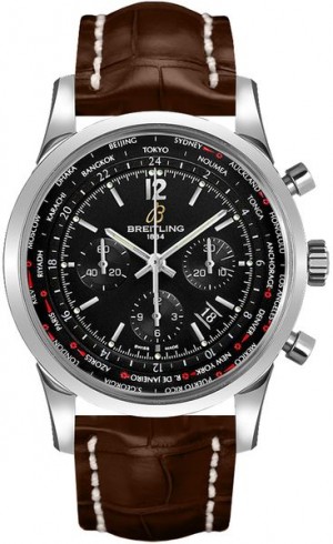 Breitling Transocean Unitime Pilot Men's Luxury Watch AB0510U6/BC26-756P