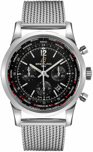 Breitling Transocean Unitime Pilot Men's Luxury Watch AB0510U6/BC26-159A