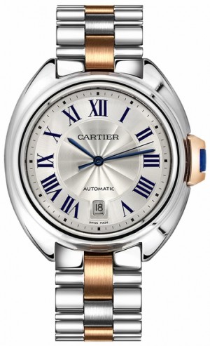 Orologio da uomo Cartier Cle De Cartier Silver Dial W2CL0002