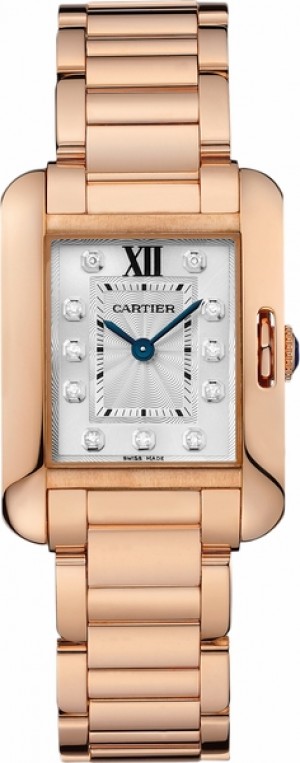 Cartier Tank Inglese Oro rosa massiccio piccolo orologio da donna WJTA0004