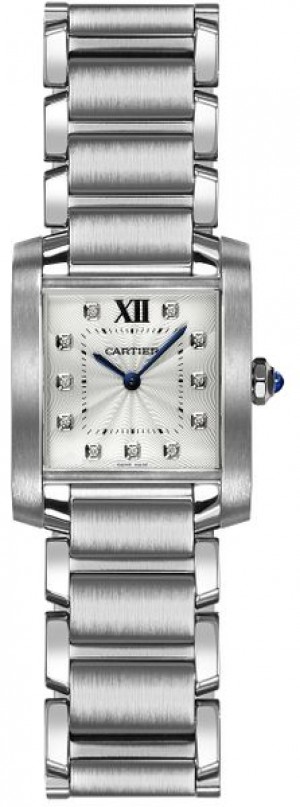 Cartier Tank Francaise Silver & Diamond Dial Orologio da donna WE110007