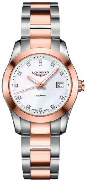 Longines Conquest Women's Diamond Watch L2.285.5.87.7