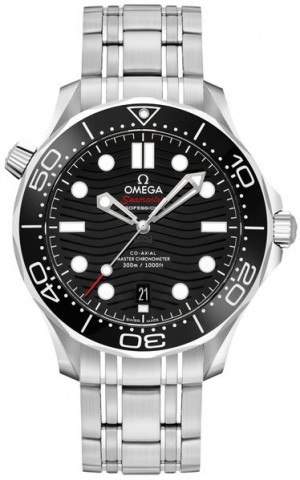 Omega Seamaster Black Dial Orologio subacqueo da uomo 210.30.42.20.01.001