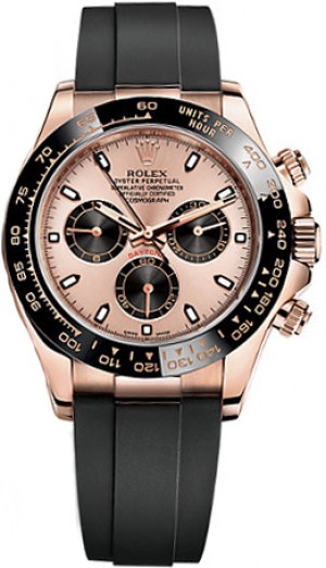 Rolex Cosmograph Daytona Pink Dial Watch 116515LN