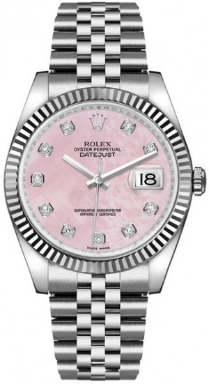 Rolex Datejust 36 Orologio da donna Rolex Datejust 36 Pink Mother of Pearl Dial Dial 116234