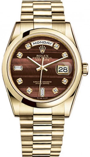 Rolex Day-Date 36 Orologio in oro massiccio 18 carati 118208