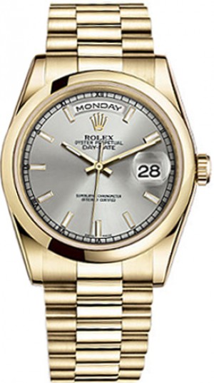 Rolex Day-Date 36 Orologio di lusso da uomo 118208