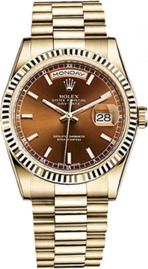 Rolex Day-Date 36 Orologio da uomo di lusso 118238