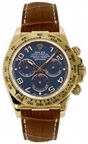 Rolex Cosmograph Daytona Blue Dial Orologio da uomo 116518