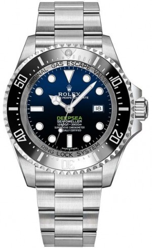 Rolex Deepsea D-Blue Dial Orologio da uomo di lusso 116660