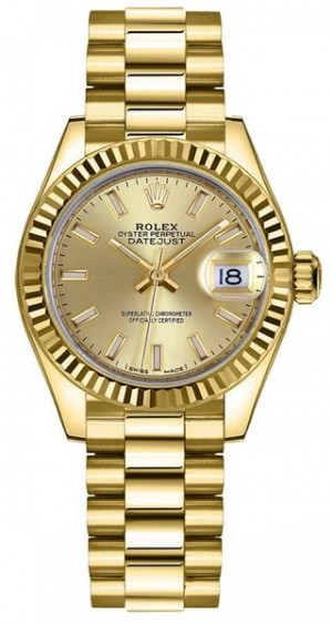 Rolex Lady-Datejust 28 Indicatori orari Orologio da donna 279178