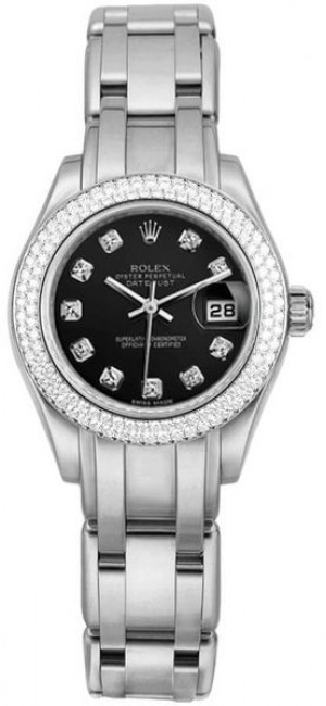 Rolex Masterpiece Pearlmaster Diamond Bezel Orologio Donna 80339