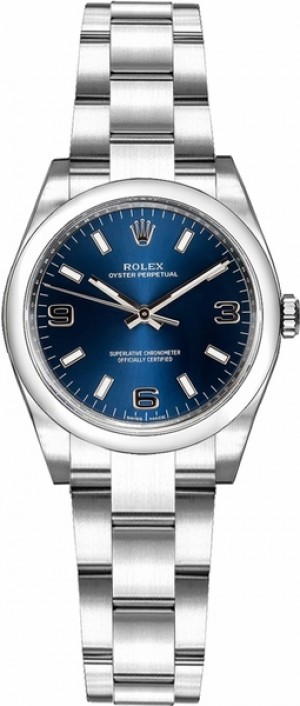 Rolex Oyster Perpetual 26 Blue Dial Watch 176200