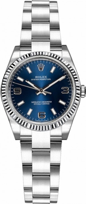 Rolex Oyster Perpetual 26 Blue Dial Automatic Watch 176234