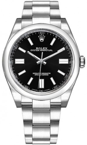 Rolex Oyster Perpetual 36 Black Dial Orologio da uomo 116000