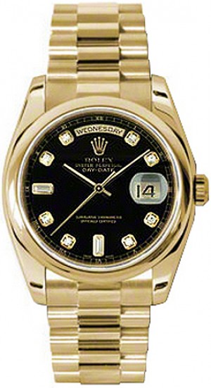 Rolex Day-Date 36 Orologio d'oro da uomo di lusso 118208