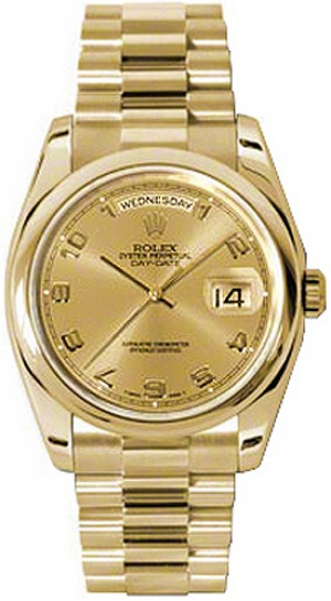 Rolex Day-Date 36 Orologi automatici da uomo d'oro 118208