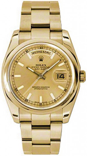 Rolex Day-Date 36 Oyster Bracciale Oyster Orologio d'oro 118208