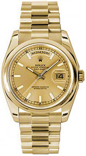 Rolex Day-Date 36 Bracciale President Bracciale in oro massiccio 118208