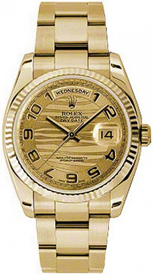 Rolex Day-Date 36 Orologio Rolex Day-Date 36 Orologio solido in oro giallo 18 carati con quadrante in Champagne 118238