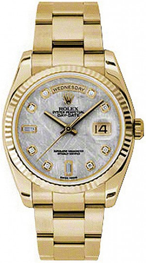 Rolex Day-Date 36 Orologio d'oro giallo svizzero 118238