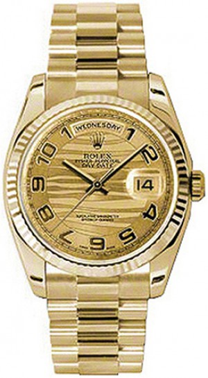 Rolex Day-Date 36 Orologio Bracciale President in oro 118238