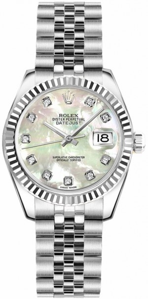 Rolex Lady-Datejust 26 Mop Watch Donna 179174