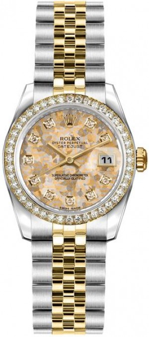 Rolex Lady-Datejust 26 Diamond Jubilee Bracciale orologio 179383