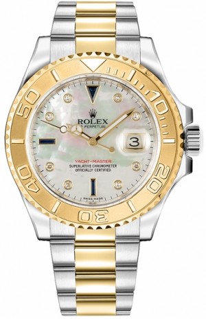 Rolex Yacht-Master 40 Diamond & Sapphire Dial Watch 16623