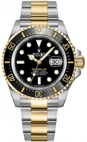 Rolex Sea-Dweller Orologio da uomo in oro massiccio e Oystersteel 126603